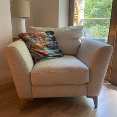 Cream / Beige Armchair in Excellent Condition
