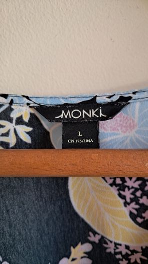 Monki floral tunic dress Size L