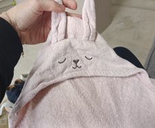 Pink baby towel
