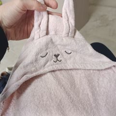 Pink baby towel