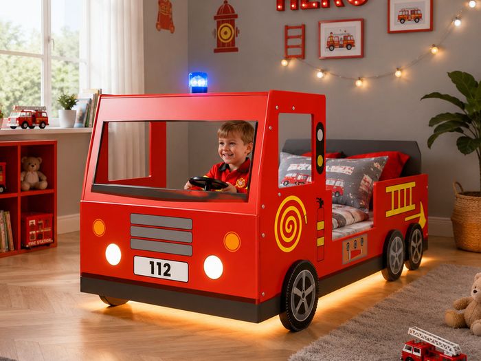 Fire Engine Bed