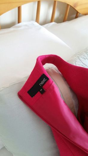 Next Pink Midi Dress - Size 6R