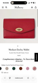Mulberry Darley wallet