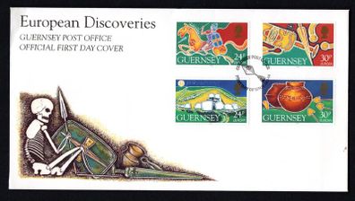 1994 Guernsey Europa: Archaeological Discoveries Commemorative Stamps First Day Cover (FDC)