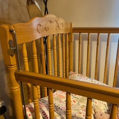 solid wood mamas and papas cot