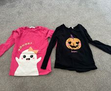 6-8y Halloween Tops H&M x 2