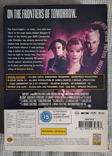 BABLYON 5 DVD box sets (Region 2)