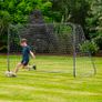 Brand New 10ft x 6ft Metal Football Goal Grey Image 3