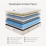 King Mattress, 10 Inch Orthopedic Hybrid Memory Foam King Mattress 5FT, Individually Wrapped Pocket Sprungs Image 8