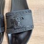 Men's black Versace sliders Image 4
