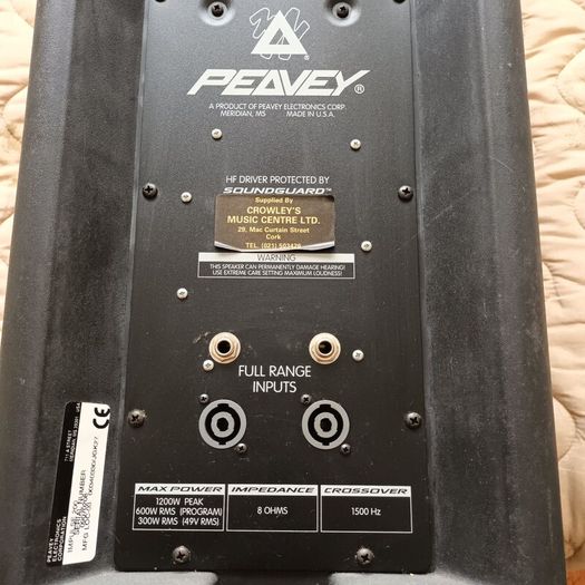 Mix Dynacord PowerMate 600  with 4 speakers