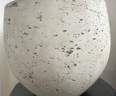 Concrete Sphere Planter