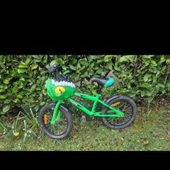 children's bike with helmet
