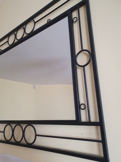 Solid Steel Wall Mirror