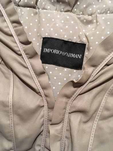 Armani Genuine Leather Jacket, size-10
