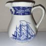 SALE! Small Blue and White WEDGWOOD Friendship Salem Milk / Cream / Water Jug Image 2