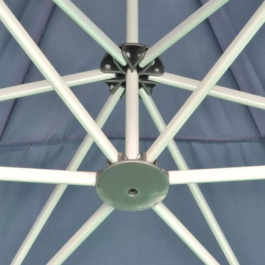 Hexagonal Pop-Up Foldable Marquee Dark Blue 3.6x3.1 m