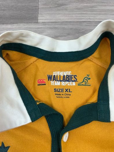 Vintage 2007 Canterbury Australia Wallabies Rugby Jersey Shirt Mens XL