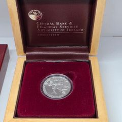 Ireland Silver Proof 2008 Antarctic Explorers Series Ernest Shackleton and Tom Crean 5 Euro Coin in Original Holder with COA