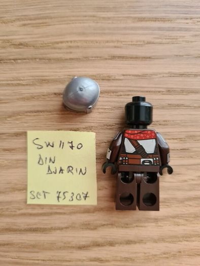 lego sw1170 Din Djarin Mandalorian, set star wars 75307