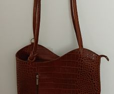 Leather handbag - new