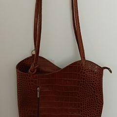 Leather handbag - new