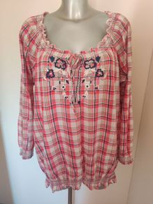 George long sleeve embroidered blouse size UK20 EU48 Postage included