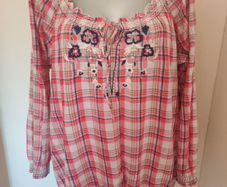 George long sleeve embroidered blouse size UK20 EU48 Postage included