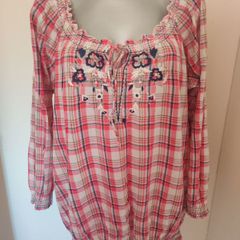 George long sleeve embroidered blouse size UK20 EU48 Postage included