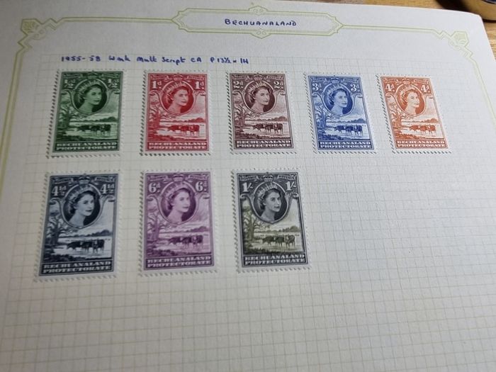 Stamp album 153 Botswana, Lesotho