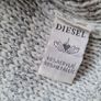 Diesel cable knit sparkle jumper Size large ptp 22" grey In excellent condition Image 9