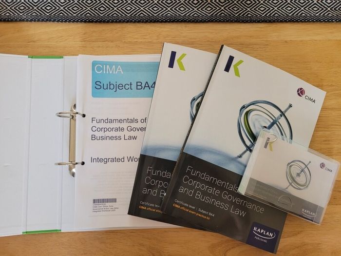 CIMA Certificate in Business Accounting textbooks