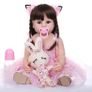Simulation 22 Inch 55cm Reborn Baby Dolls Soft Vinyl Silicone Lifelike Reborn Babies Blue Eyes Reborn Dolls Reborn Toddler Girl Boy Toy Gift (FREE POSTAGE) Image 6