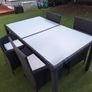 Garden Table and 4 chairs Image 2
