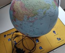 Desktop Rotating Globe with backlight