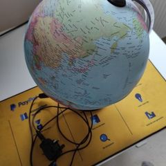 Desktop Rotating Globe with backlight