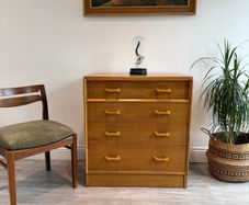 Mid Century GPlan Chest of Drawers Writing Desk