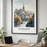 Edinburgh Wall Art Print, Travel Art Poster Image 6