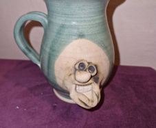 Irish Stoneware face mug