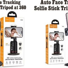 Hoco k23 Auto Face Tracking Tripod, 360 Rotation Phone Camera Smart Shooting Holder for Live Vlog