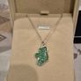 Vintage sterling silver pendant with enamel map of Ireland Image 2