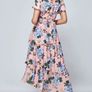 New Jolie Moi Floral Tiered Hem Ruffle Dress size UK 12 Image 3