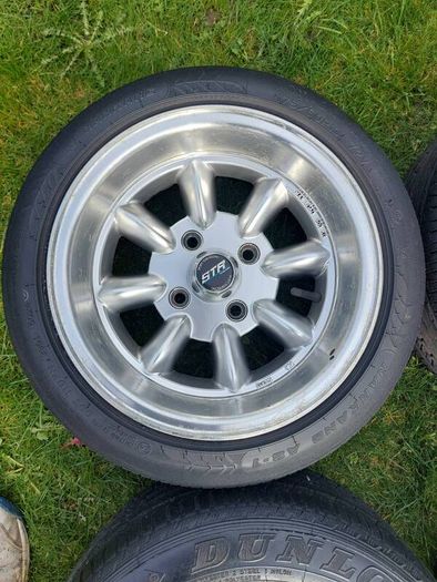 4x108 minilites type alloys deep dish 13"