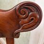 Victorian mahogany dining chairs (pair) Image 4