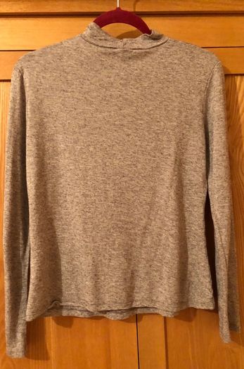 Light grey polo top from Warehouse - sz12