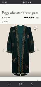 Monsoon Velvet Star Kimono
