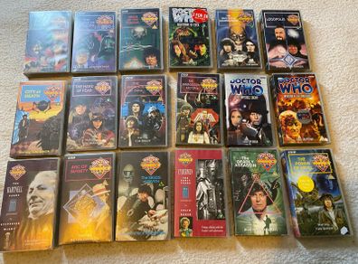 vintage vhs tapes  Doctor Who Videos 26 in total VHS Tapes