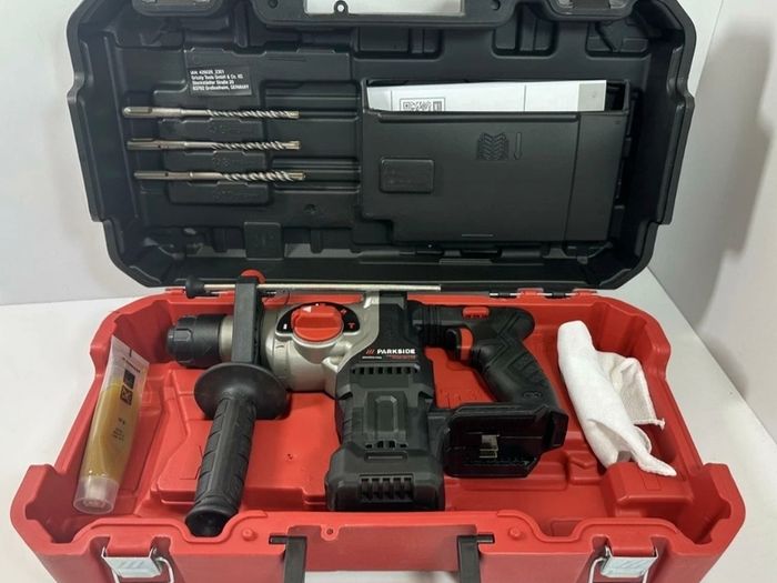 Parkside Performance X20V Cordless Brushless Router + Accessories Set. X20V Cordless Brushless Impact Driver 226NM. X20V Cordless Brushless SDS Hammer Drill. X20V Cordless Brushless Angle Grinder. X20V 2AH 4AH 8AH 12AH Batteries X20V Chargers