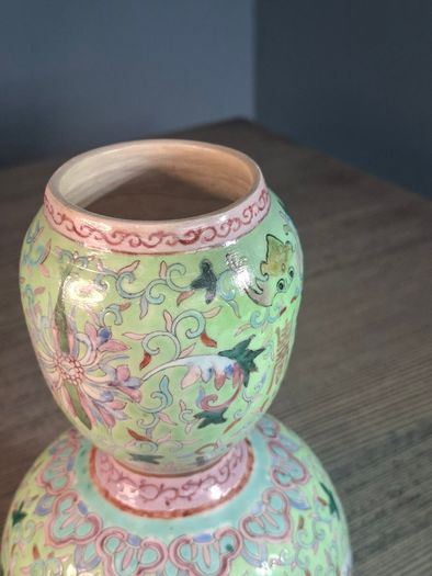 Chinese Qing Gourd Vase RARE