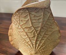 Unusual Leaf Vase
